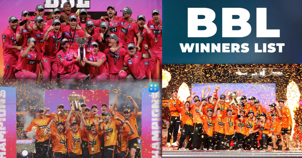 BBL Winners List