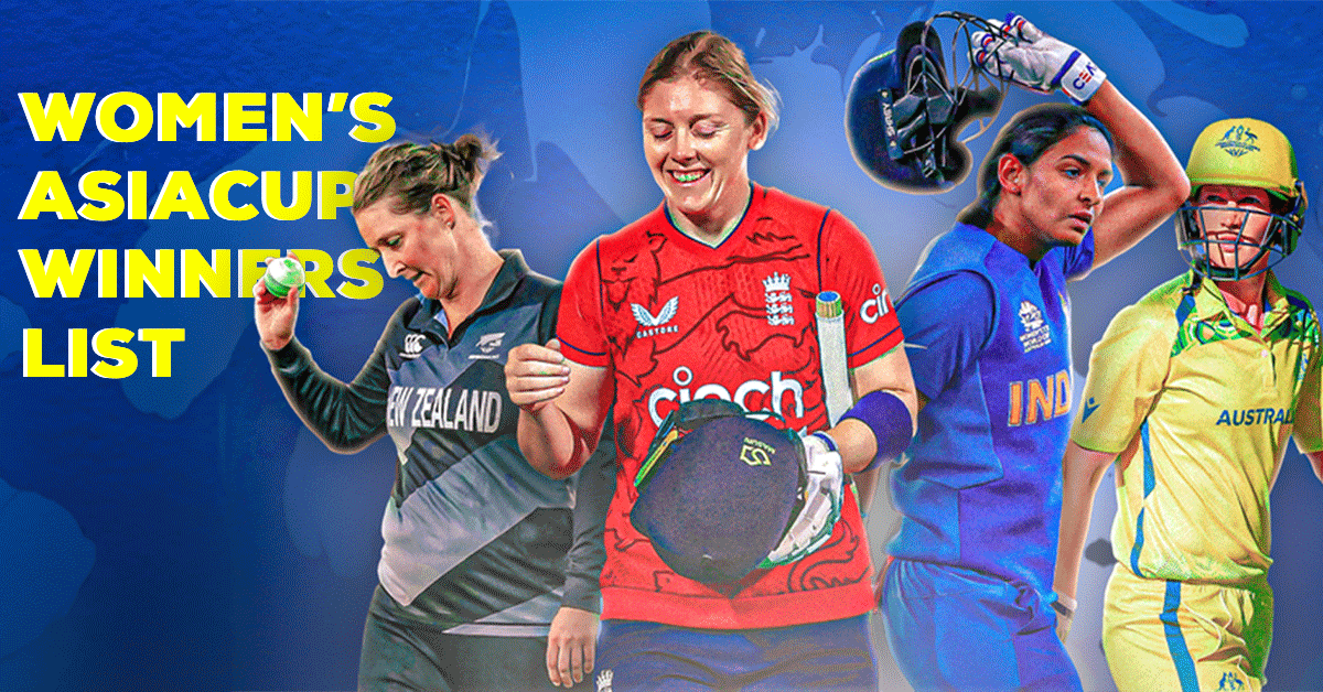 Women's Asia Cup Winners List