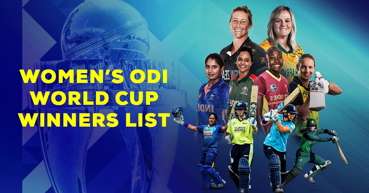 women's ODI World Cup winners list