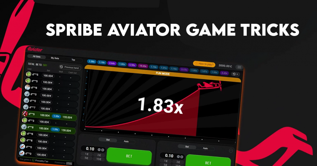 spribe aviator game tricks
