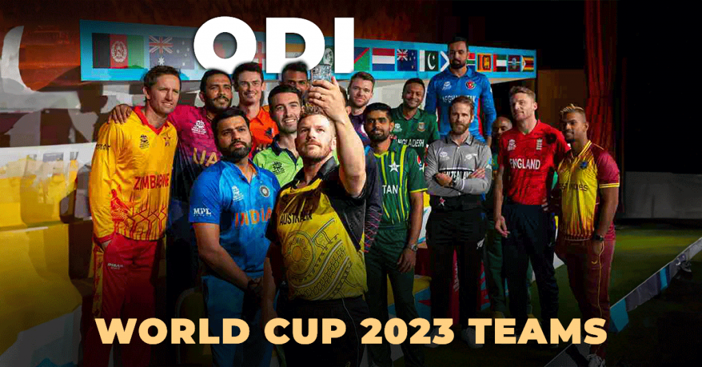 odi world cup 2023 teams