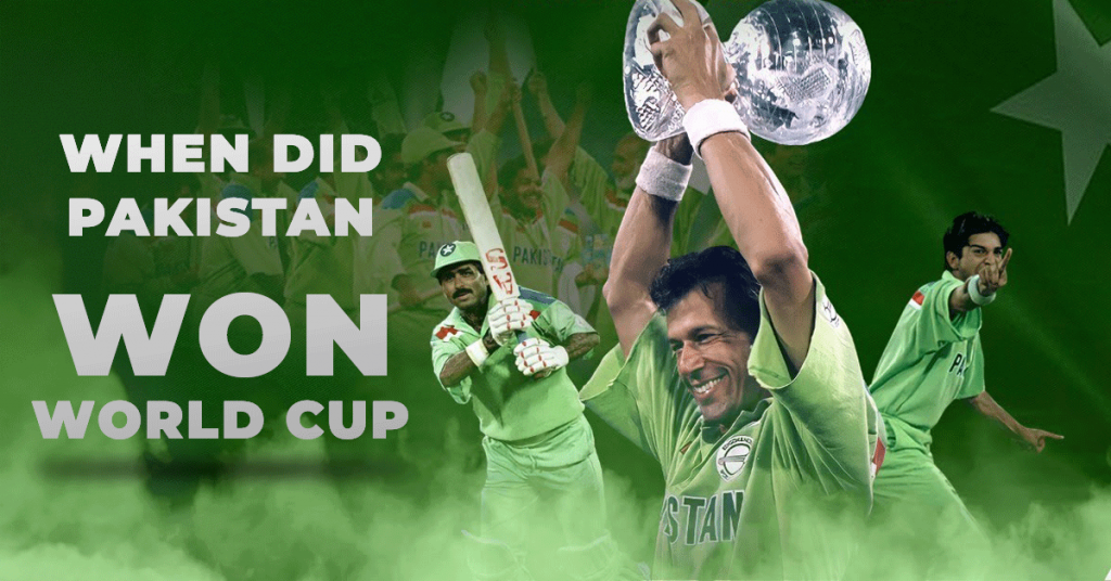 When did Pakistan Win World Cup