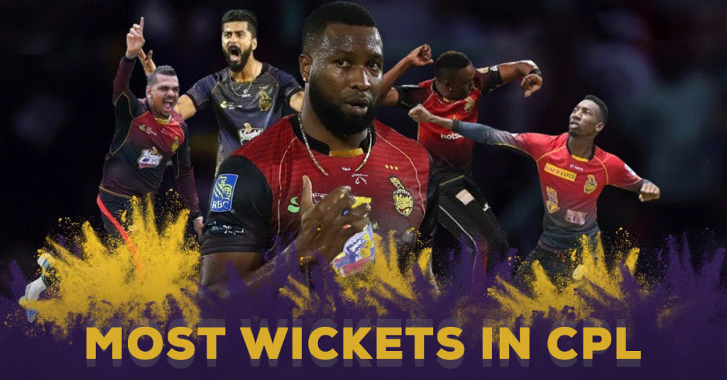 most wickets in cpl