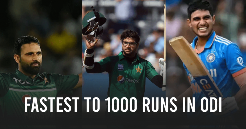 fastest to 1000 runs in odi