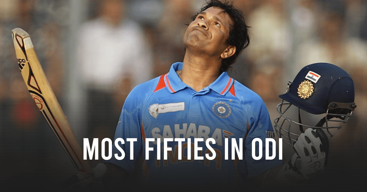 Most fifties in ODI