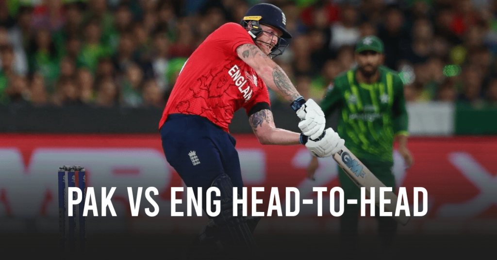pak vs eng head-to-head