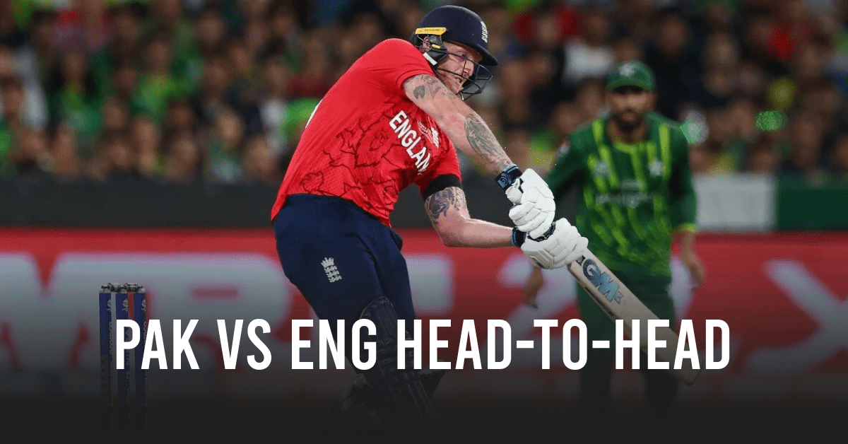 pak vs eng head-to-head