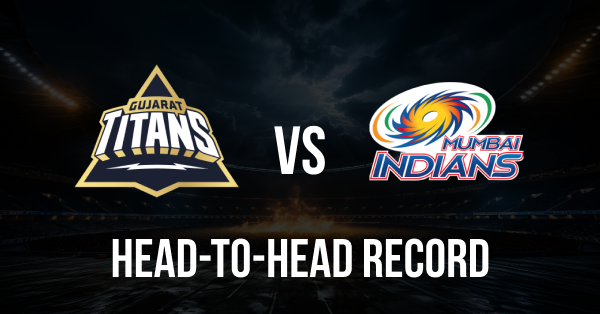 GT vs MI Head-to-Head Record in IPL