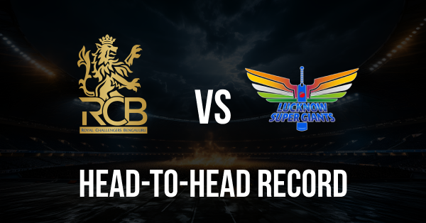 RCB vs LSG Head-to-Head Record in IPL