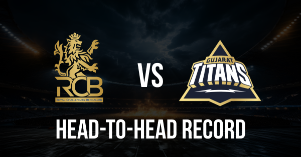 RCB vs GT Head to Head Record