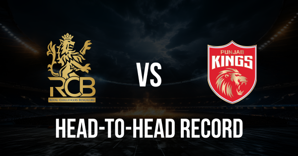 RCB vs PBKS Head to Head