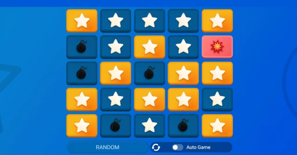 Mining game interface