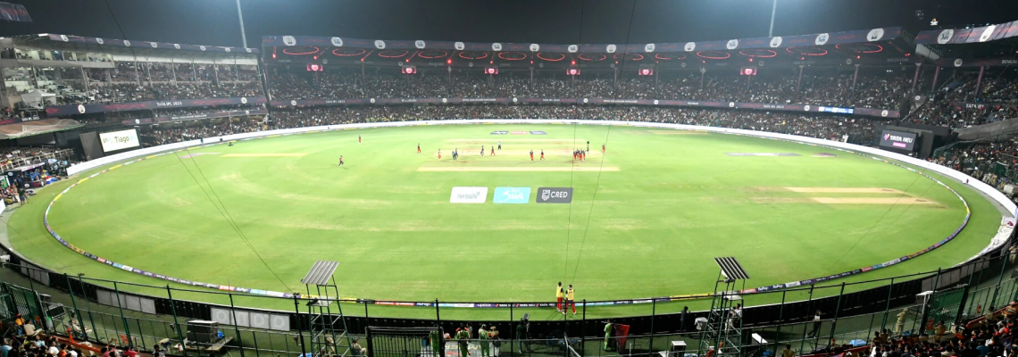 M Chinnaswamy Stadium Night Match View