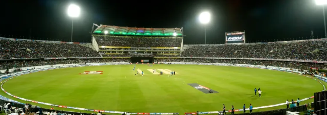 Rajiv Gandhi International Cricket Stadium View